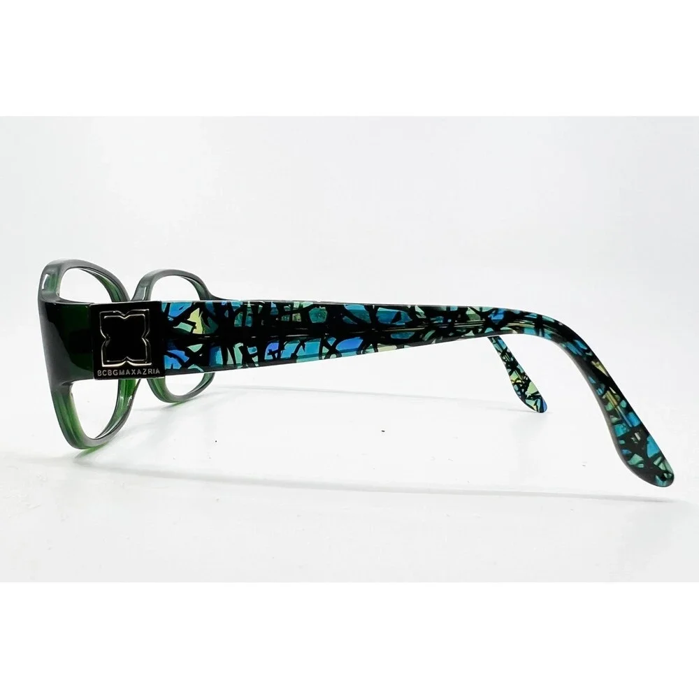 BCBGMAXAZRIA Eyeglasses Womens Green Forest Fabulous Square Frames 54-15-125